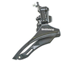 Переключатель передний Shimano TZ-30, верхн.тяга, 31.8, 42T