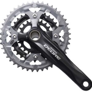 Шатуны с валом Shimano Deore, FC-M500-10, 175мм, ин.вал, 40/30/22T